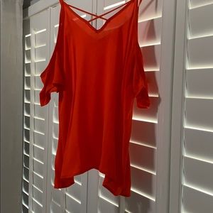 Orange blouse